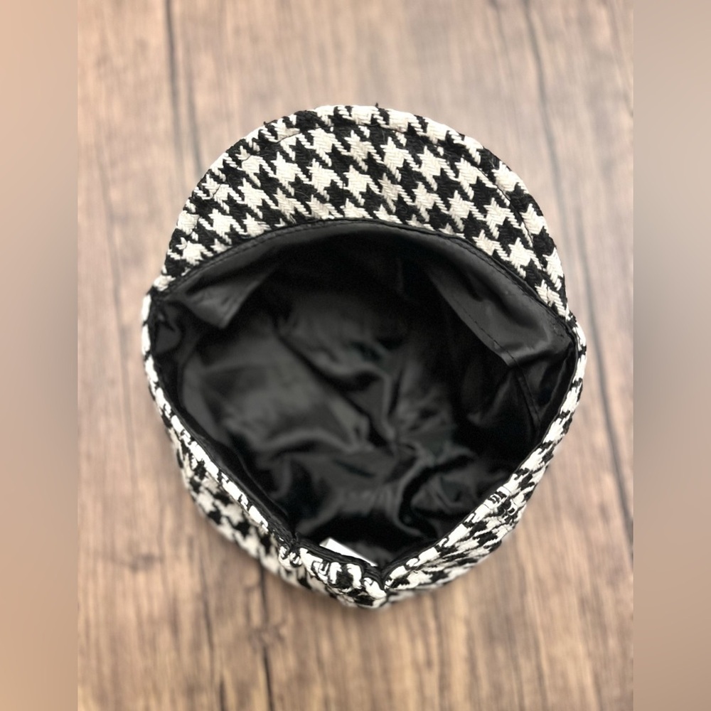 Houndstooth Fiddler Cap NWOT - Picture 4 of 4